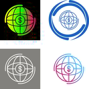 Globe Icon Design vector
