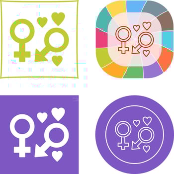 Genders Icon Design vector