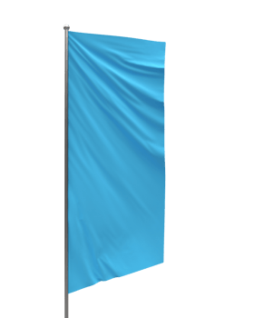 Flag mockup on transparent png