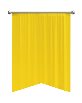 Flag mockup on transparent png