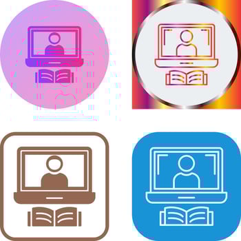 Lesson Icon Design vector
