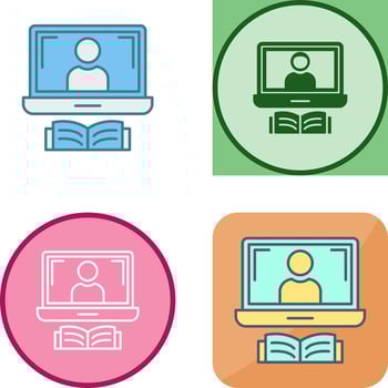 Lesson Icon Design vector