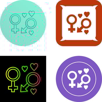 Genders Icon Design vector