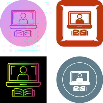 Lesson Icon Design vector