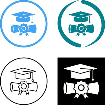 Graduation Icon Design vector
