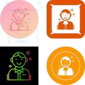 Employee Icon Design vector