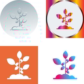 Sprout Icon Design vector