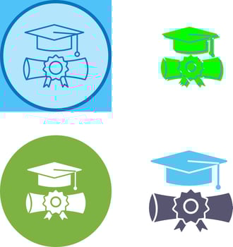 Graduation Icon Design vector