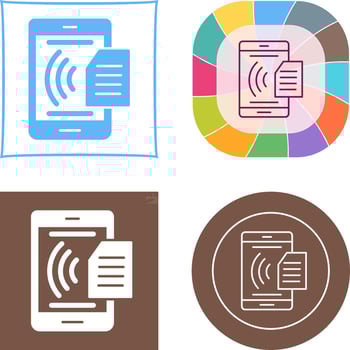 Smart Phone Icon Design vector