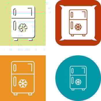 Fridge Icon Design vector
