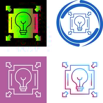 Diffusion Icon Design vector