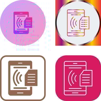 Smart Phone Icon Design vector
