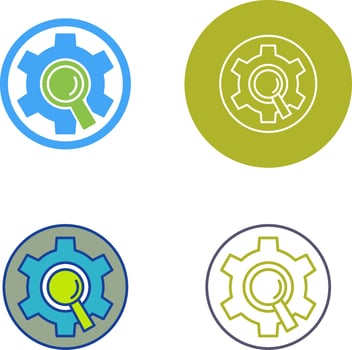 Research Icon Design vector