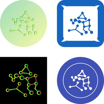 Ursa Major Icon Design vector