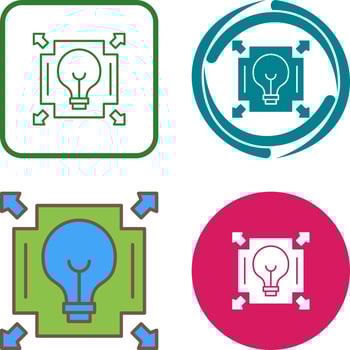Diffusion Icon Design vector