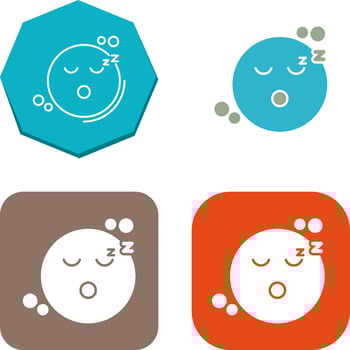 Sleep Icon Design vector