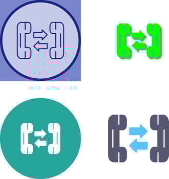 Phone Call Icon Design vector