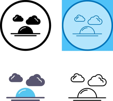 Sunshine Icon Design vector