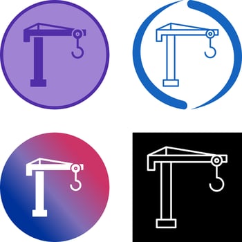Crane Icon Design vector