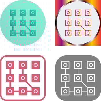 Pattern Icon Design vector