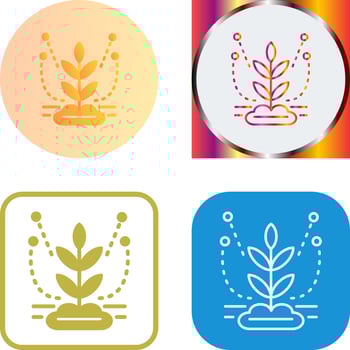 Irrigation System Icon Design vector