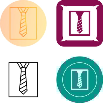 Tie Icon Design vector