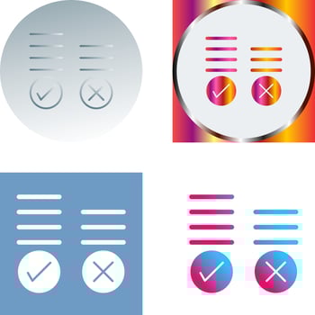 Voting Result Icon Design vector