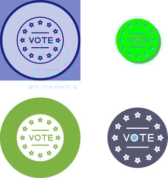 Vote Icon Design vector