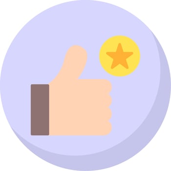 The Best Flat Bubble Icon vector