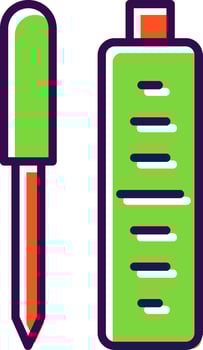 Lipgloss filled Design Icon vector