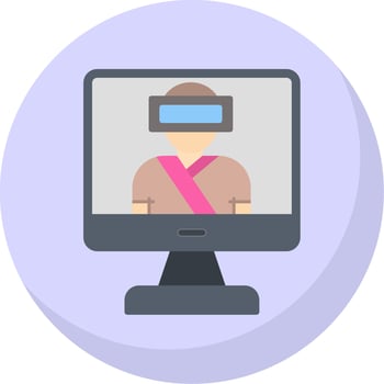 Battle Royale Flat Bubble Icon vector