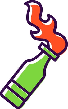 Bottle filled Design Icon vector