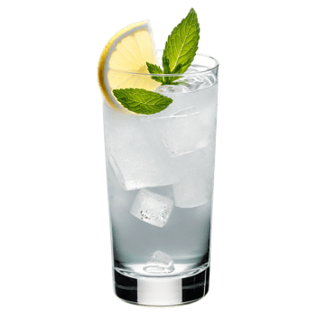 Vodka Gin Tequila Rum and Triple Sec Cocktail served in a clear png