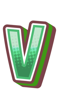 Vintage Comic Alphabet Letter and Number png