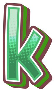 Vintage Comic Alphabet Letter and Number png