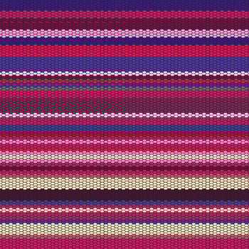 A lined textiles of Blanket stripes in seamless patterns and texture style. colorful shapes traditional pattern on dark Background used for fashion and clothes vector