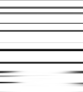 Black and white striped abstract background overlay. Motion effect. Graphic illustration with transparent background. png