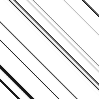 Black and white striped abstract background overlay. Motion effect. Graphic illustration with transparent background. png