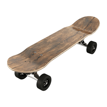 Wooden Skateboard on Transparent background png