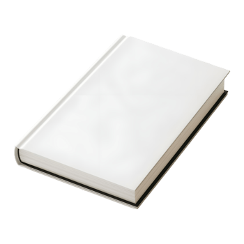 Solid Color Book for Mockup on Transparent background png