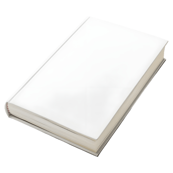 Solid Color Book for Mockup on Transparent background png