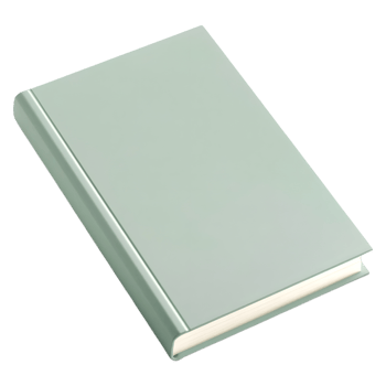 Solid Color Book for Mockup on Transparent background png