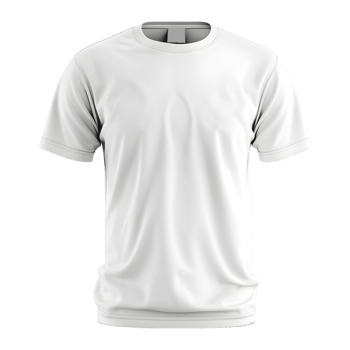 T-shirt for mockup on Transparent background png