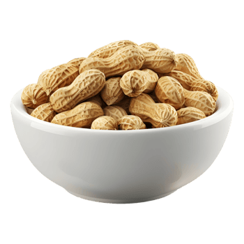 Peanuts in a Bowl on Transparent background png