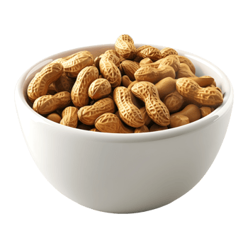 Peanuts in a Bowl on Transparent background png