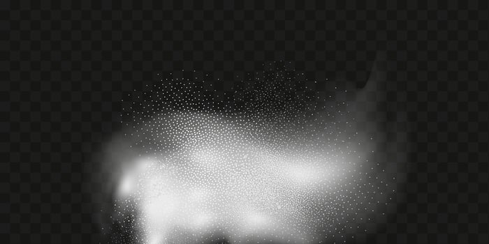 image of a snow storm, dust or clouds. vector