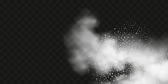 image of a snow storm, dust or clouds. vector