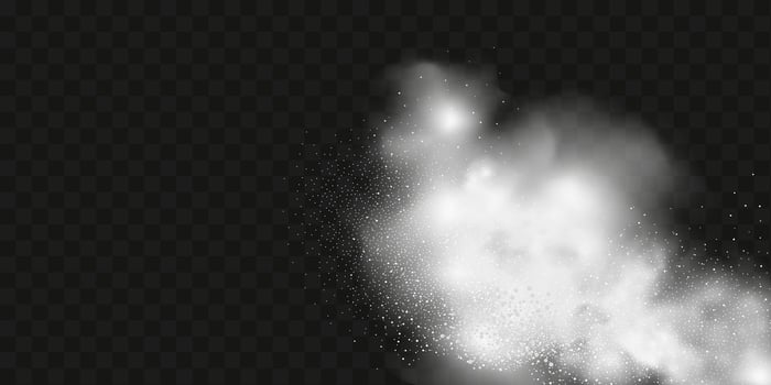 image of a snow storm, dust or clouds. vector