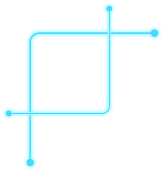 Abstract tech HUD digital line futuristic display png