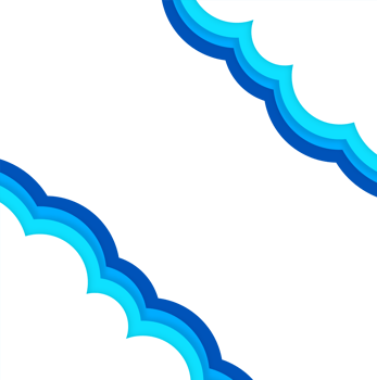 Cute Cloud Abstract, Paper Cut Illustration png
